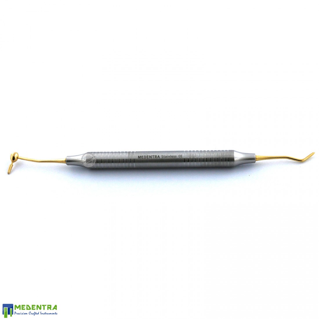 thumbnail interactive-video image 1 of INSTUMAX Titanium Gold CIG6 Composite Filling Instrument - Dental Restorations Tool 1 of 3